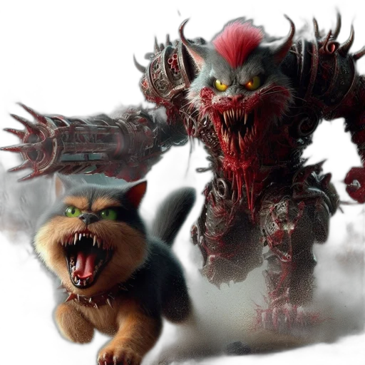 creature, concept art, 3d render, fantasy art transparent PNG cut-out