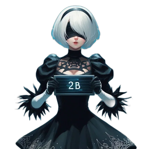 dress, robot, mask, crown transparent PNG cut-out
