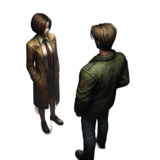 jacket, staff, face, robot transparent PNG cut-out