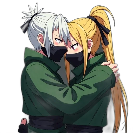 jacket, staff, weapon, anime transparent PNG cut-out
