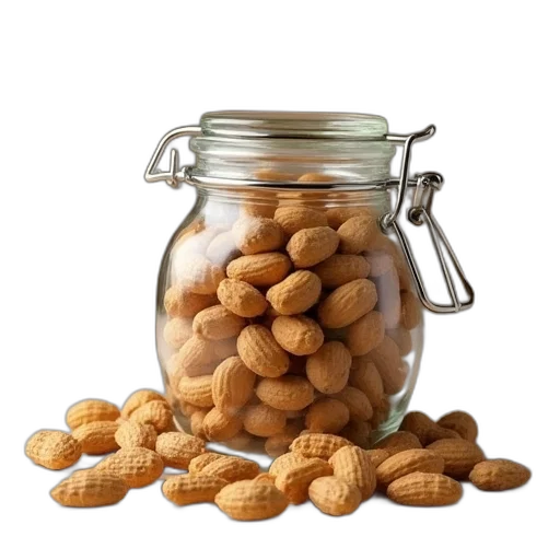 food, opened, glass, container transparent PNG cut-out
