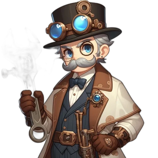 staff, hat, concept art, pixel art transparent PNG cut-out