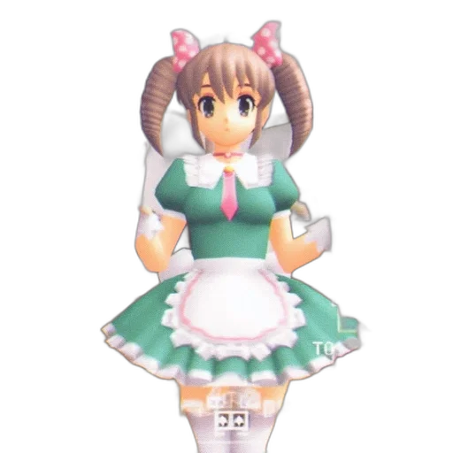 dress, staff, robot, 3d render transparent PNG cut-out