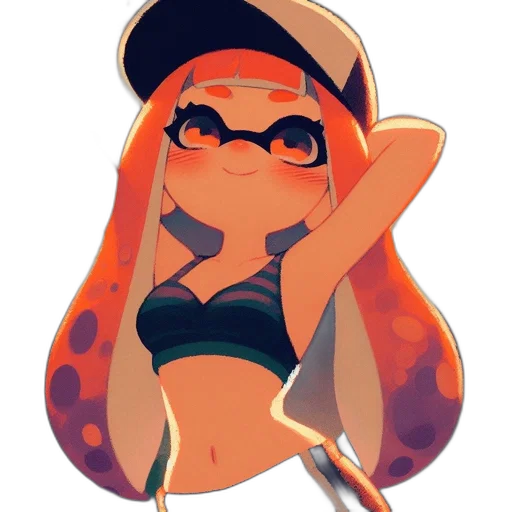 dress, hat, staff, weapon transparent PNG cut-out
