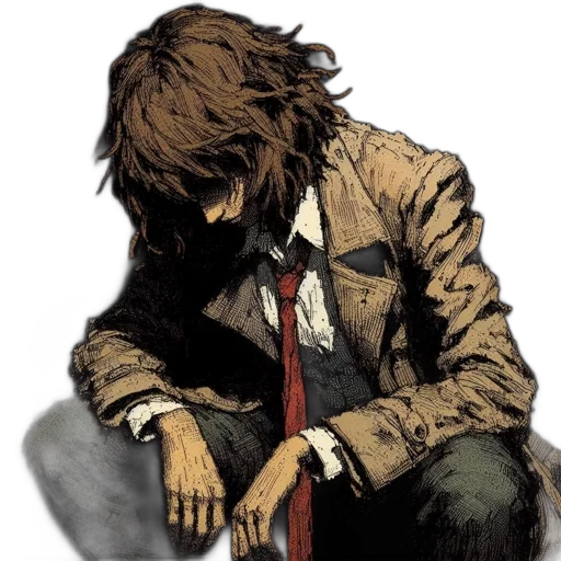 jacket, face, mask, concept art transparent PNG cut-out
