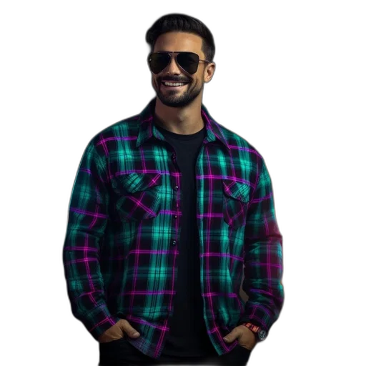 jacket, face, animal, 3d render transparent PNG cut-out