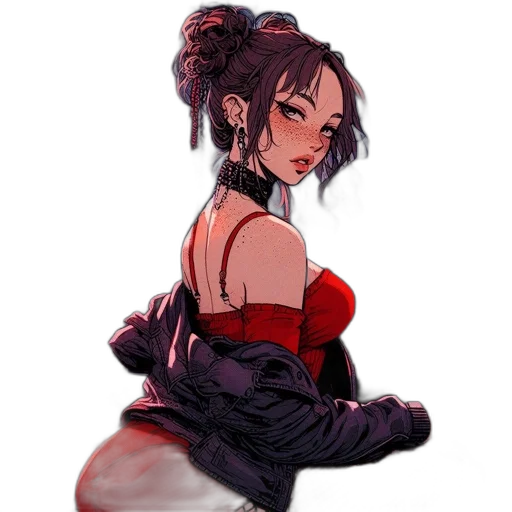 dress, staff, crown, face transparent PNG cut-out