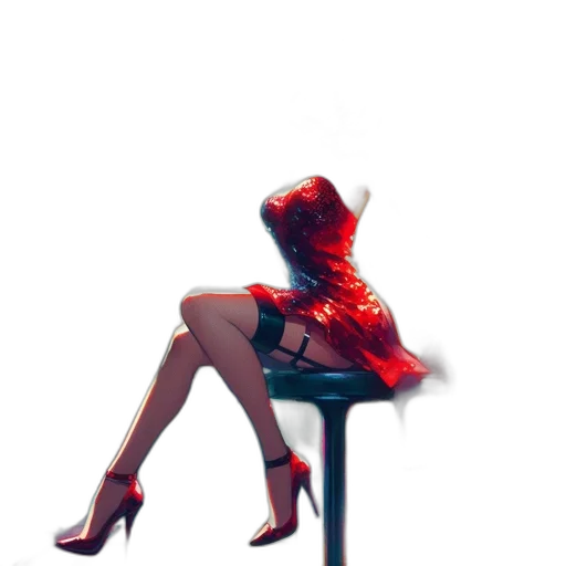 dress, shoes, furniture, staff transparent PNG cut-out