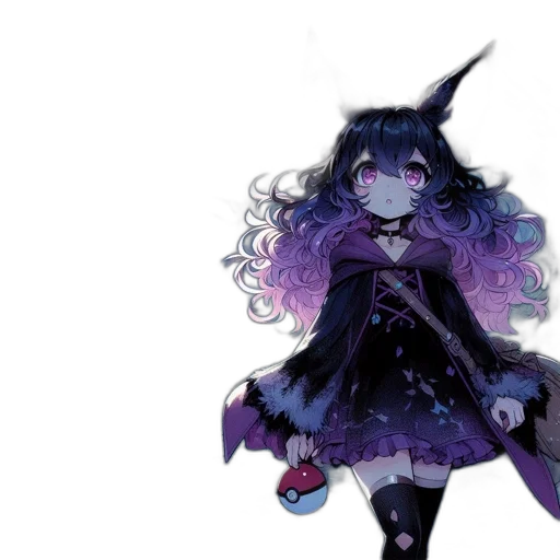 dress, staff, creature, mask transparent PNG cut-out