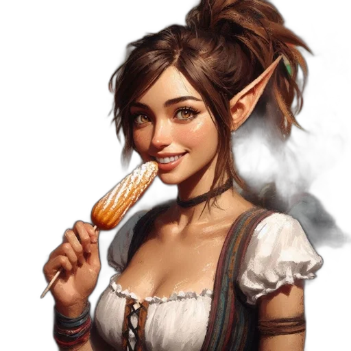 staff, food, face, weapon transparent PNG cut-out