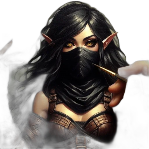 mask, face, dragon, staff transparent PNG cut-out