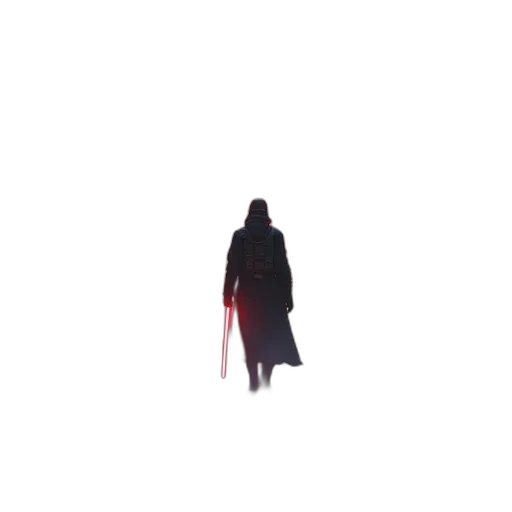sword, jacket, creature, staff transparent PNG cut-out