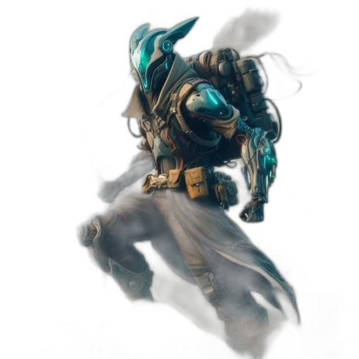 dragon, robot, mask, weapon transparent PNG cut-out