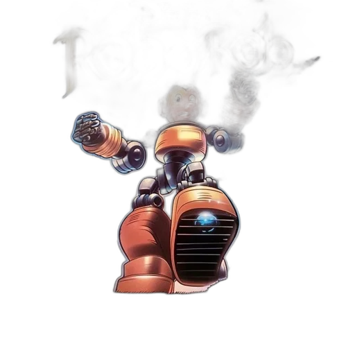 robot, weapon, staff, concept art transparent PNG cut-out
