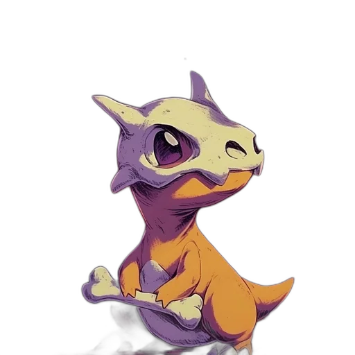 dragon, creature, staff, animal transparent PNG cut-out