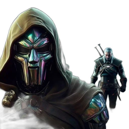 mask, concept art, fantasy art, comic book art transparent PNG cut-out