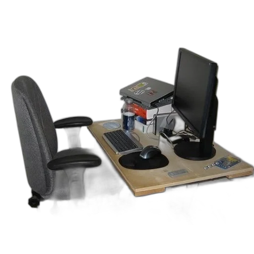 furniture, robot, 3d render, computer transparent PNG cut-out