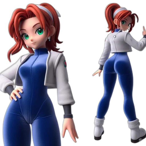 jacket, concept art, 3d render, cartoon transparent PNG cut-out