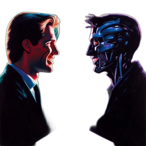 robot, mask, face, concept art transparent PNG cut-out