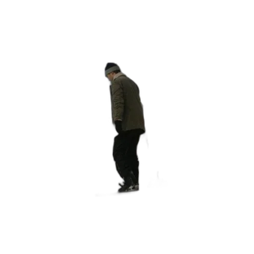jacket, staff, shoes, robot transparent PNG cut-out