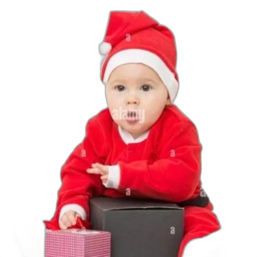 hat, baby, dressed, red transparent PNG cut-out