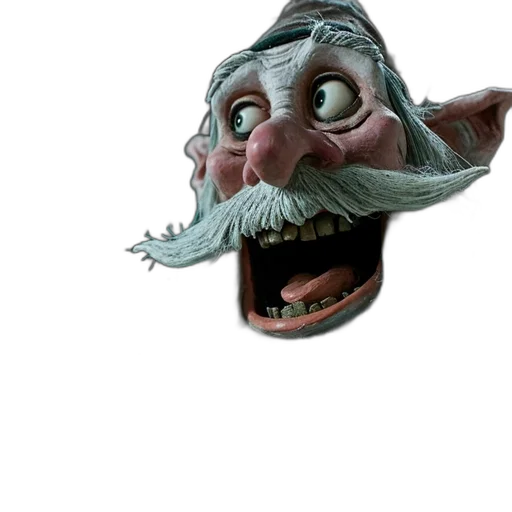 mask, face, creature, staff transparent PNG cut-out