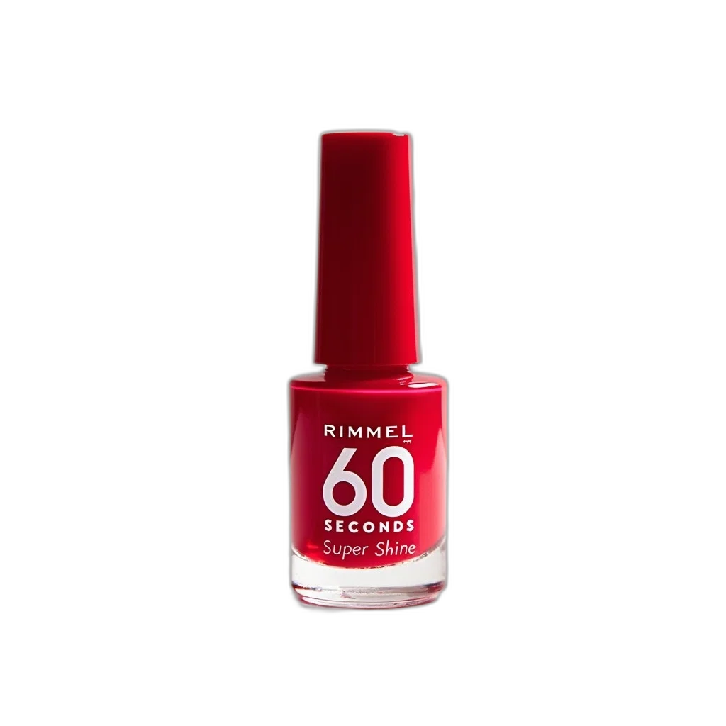 3d render, red, bottle, rimmel transparent PNG cut-out