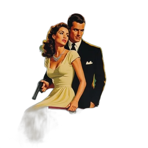 weapon, dress, photorealistic, comic book art transparent PNG cut-out