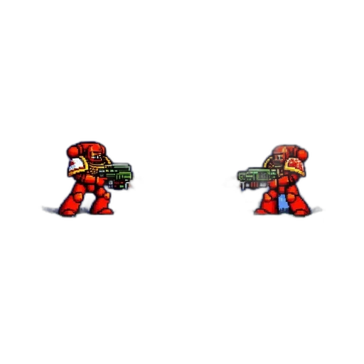weapon, robot, pixel art, concept art transparent PNG cut-out