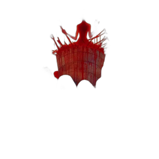 crown, dragon, creature, staff transparent PNG cut-out