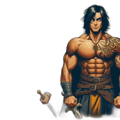 sword, weapon, fantasy art, concept art transparent PNG cut-out