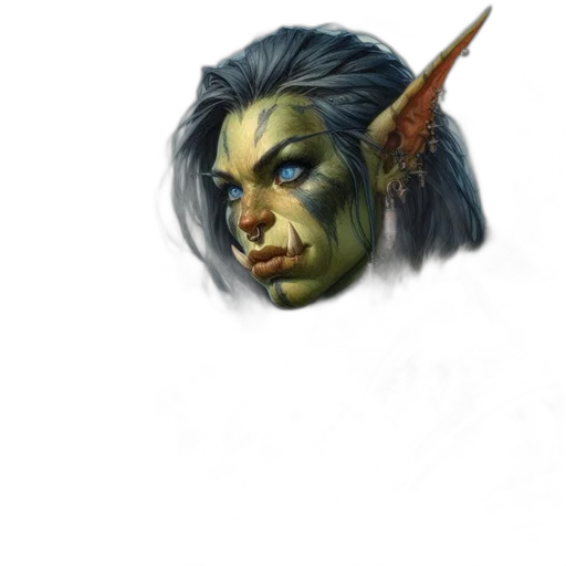 mask, face, staff, creature transparent PNG cut-out