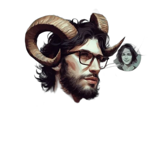 dragon, face, staff, creature transparent PNG cut-out