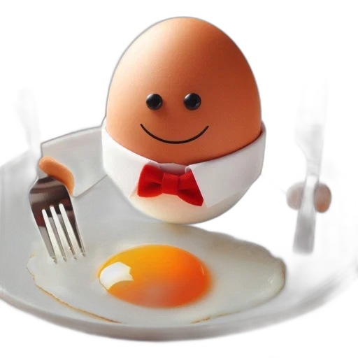 food, robot, animal, 3d render transparent PNG cut-out