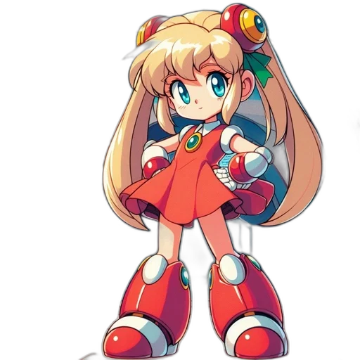 robot, dress, staff, weapon transparent PNG cut-out