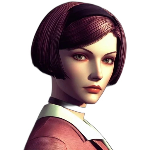 staff, face, robot, 3d render transparent PNG cut-out