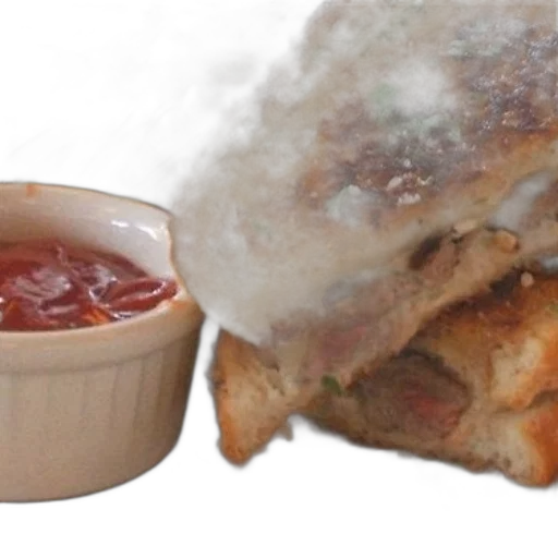 food, grilled, sandwich, fries transparent PNG cut-out