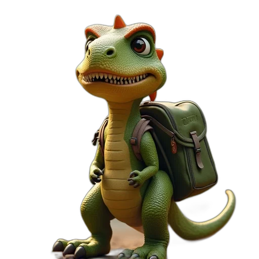 dragon, animal, staff, creature transparent PNG cut-out