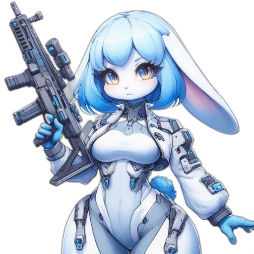 robot, weapon, animal, staff transparent PNG cut-out