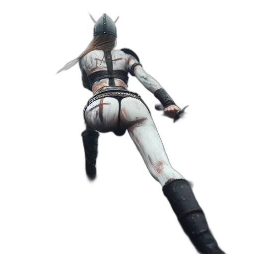 sword, weapon, staff, robot transparent PNG cut-out