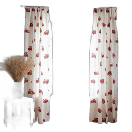 furniture, red, room, large transparent PNG cut-out