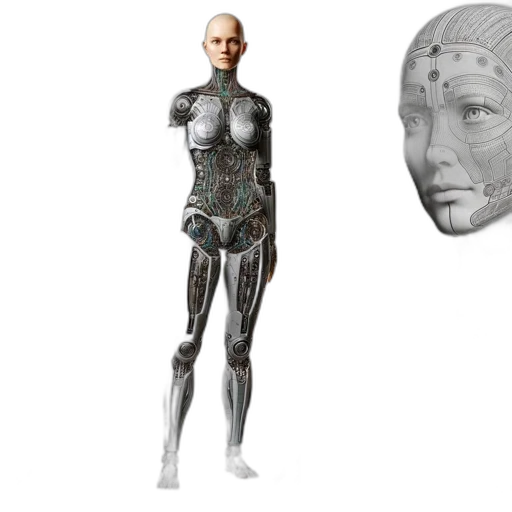 robot, mask, jewelry, face transparent PNG cut-out