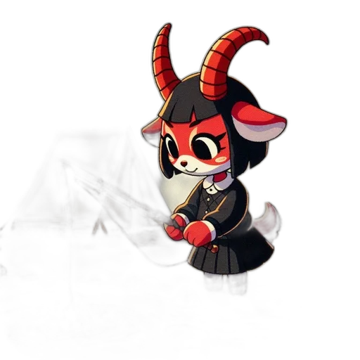 mask, dragon, creature, staff transparent PNG cut-out