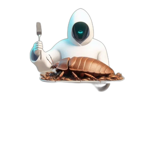 robot, food, creature, animal transparent PNG cut-out