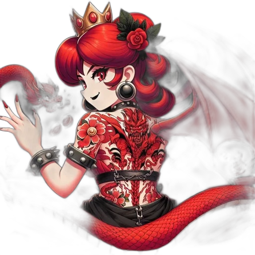 dragon, staff, fantasy art, concept art transparent PNG cut-out