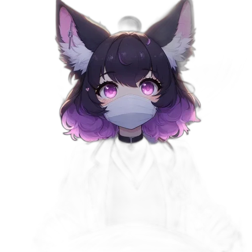 mask, staff, creature, face transparent PNG cut-out