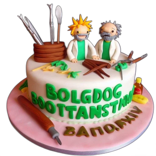 3d render, white, birthday, cake transparent PNG cut-out