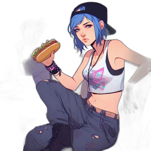 food, concept art, cyberpunk, pixel art transparent PNG cut-out