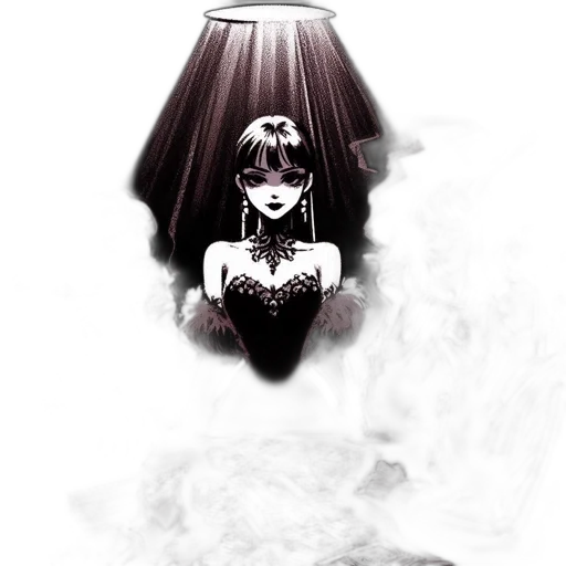 dress, mask, crown, face transparent PNG cut-out