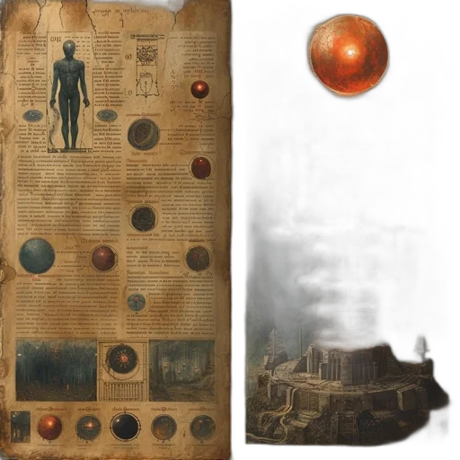 concept art, fantasy art, 3d render, photorealistic transparent PNG cut-out